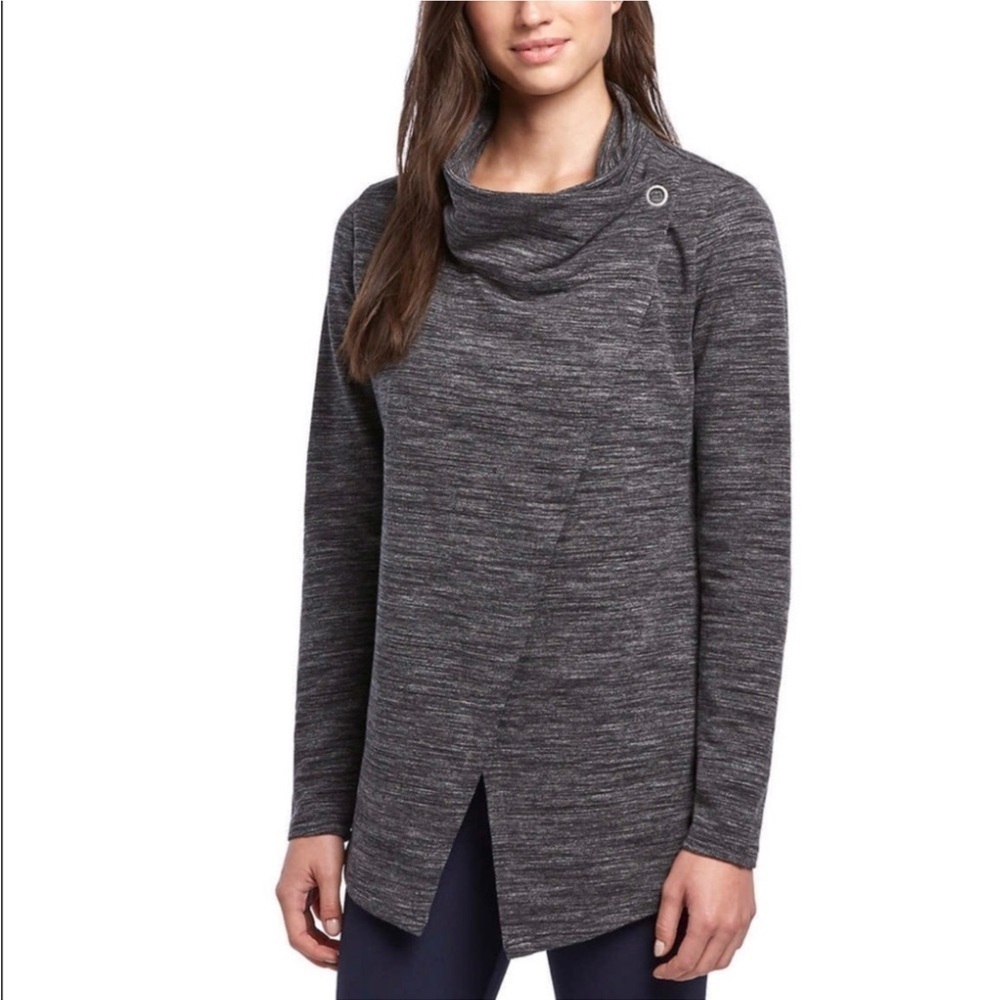 DANSKIN French Terry Bliss Wrap, gray